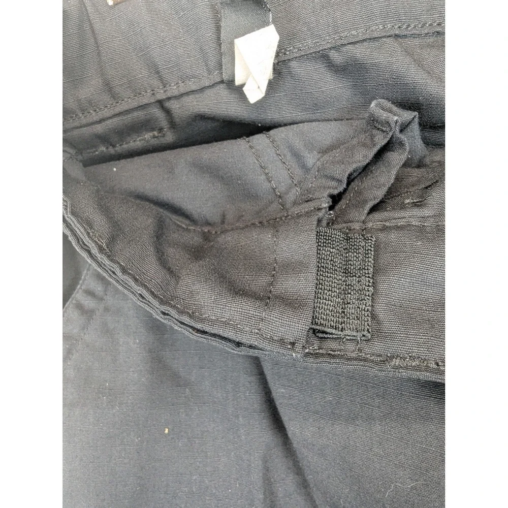TRU-SPEC 24-7 Tactical Cargo Pants Mens 34 Black Ripstop Military Work Utility